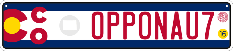 Illustration for article titled Reimagining US License Plates as Euro Plates - Installments 16-20 (MI, NE, CO, NM, OR)